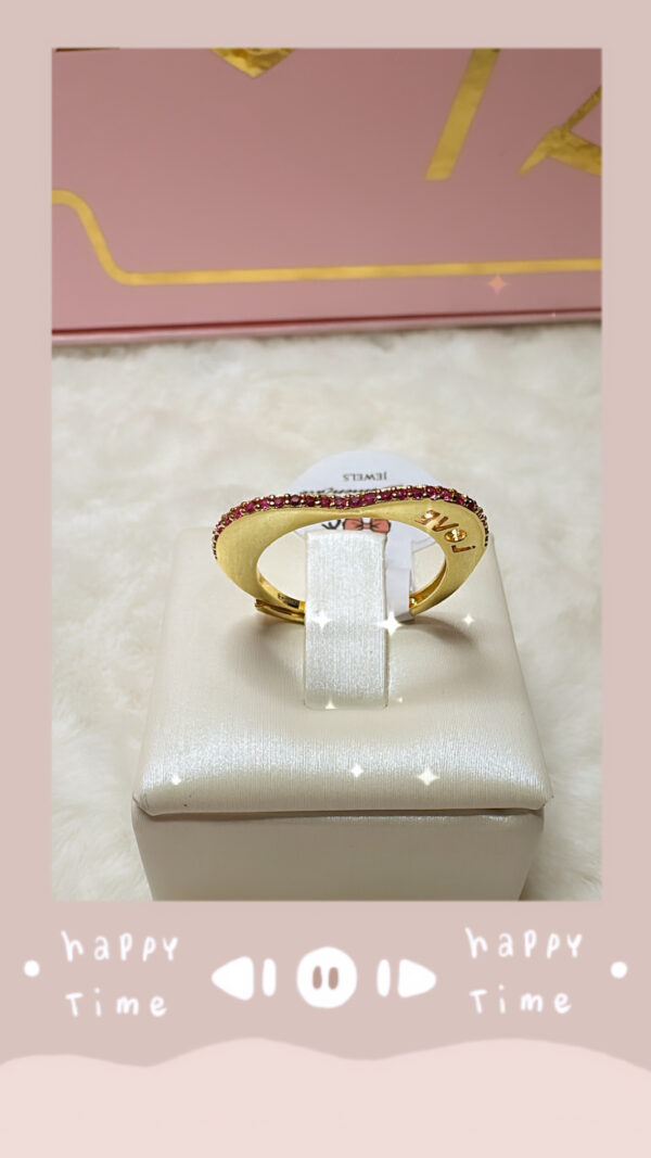 Anello LOVE Fucsia