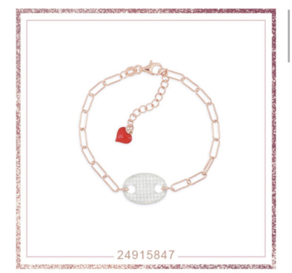 Bracciale catena con maglia marina Sailor Love